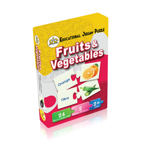 Fruits & Vegetables Educational Jigsaw Puzzle