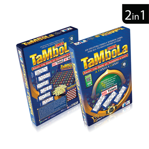 Classic Tambola & Chess in 1 Wooden Board Game