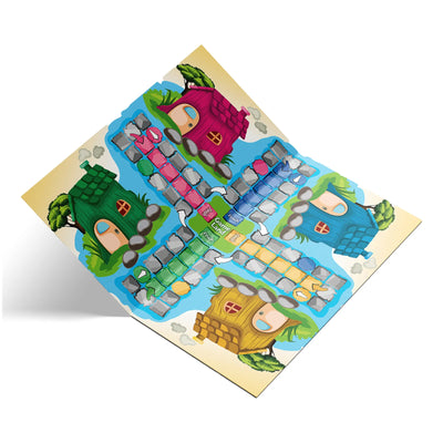 Wooden Ludo Board Game Set | 16x16 Inch & PET Jar M1