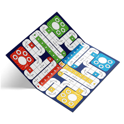 Wooden Ludo Board Game Set | 16x16 Inch & PET Jar M2
