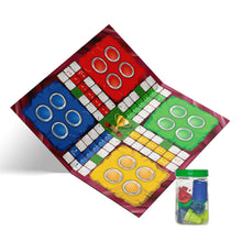 Wooden Ludo Board Game Set | 19x19 Inch & PET Jar L1