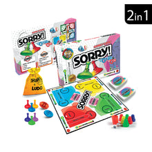 Sorry 2 in 1 Wooden Board Game