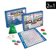 Sequence 2 in 1 Board Game