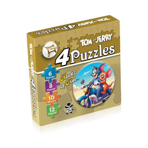 4 in 1 Puzzle | Tom & Jerry