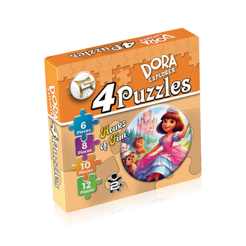 4 in 1 Puzzle | Dora the Explorer