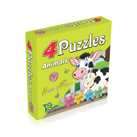 4 in 1 Puzzle | Animals
