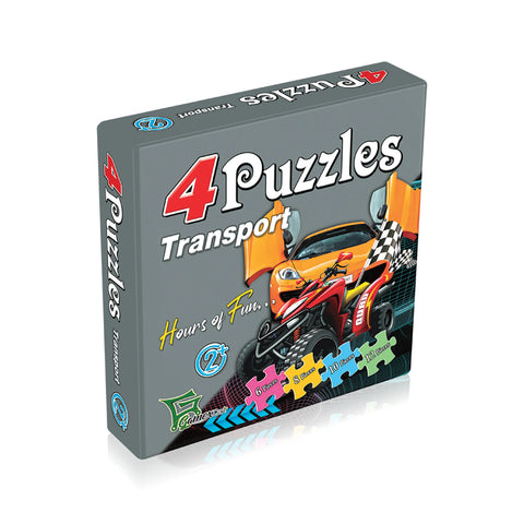 4 in 1 Puzzle | Transport